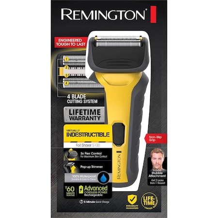 Remington Remington Virtually Indestructible Foil Dual Foil Shaver PF7855A